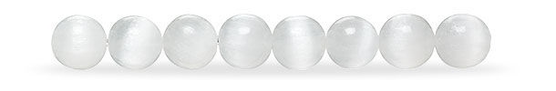 Selenite Gemstone Beads